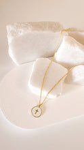 Load image into Gallery viewer, The Lennon dainty cross charm necklace 18k gold plated

