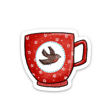 Load image into Gallery viewer, Robin Teacup Sticker
