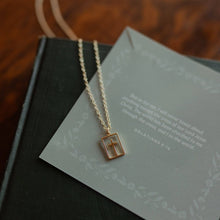 Load image into Gallery viewer, Cut Out Cross Necklace
