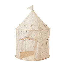 Load image into Gallery viewer, Kids Play Tent Castle with Recycled Fabric - Prints: Checkerboard Green
