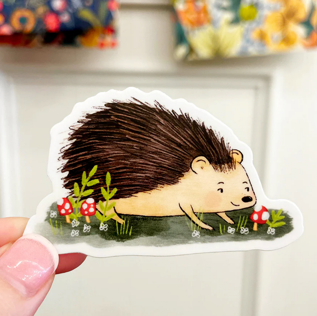 Hedgehog Garden Sticker