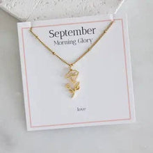 Load image into Gallery viewer, Birth Flower Necklace
