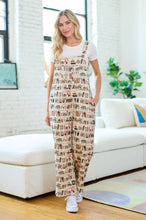 Load image into Gallery viewer, Vintage Library Print Overalls
