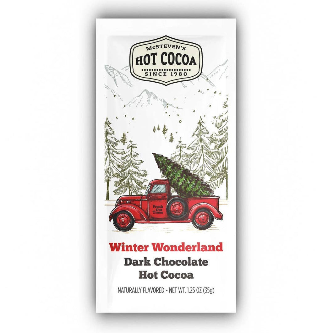 Winter Wonderland Red Truck Dark Choc Cocoa (1.25oz Packets)