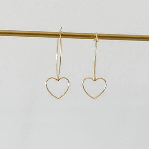 The Anna Ryan gold plated hoop earrings