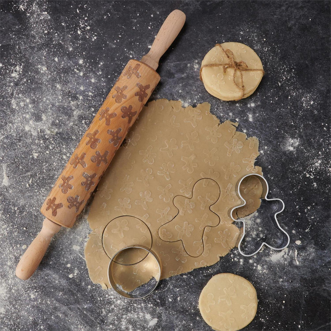 Gingerbread Men Rolling Pin