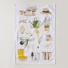 Load image into Gallery viewer, Garden tea Towel
