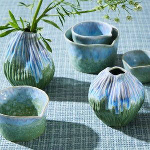 Artisanal Glazed Bud Vase