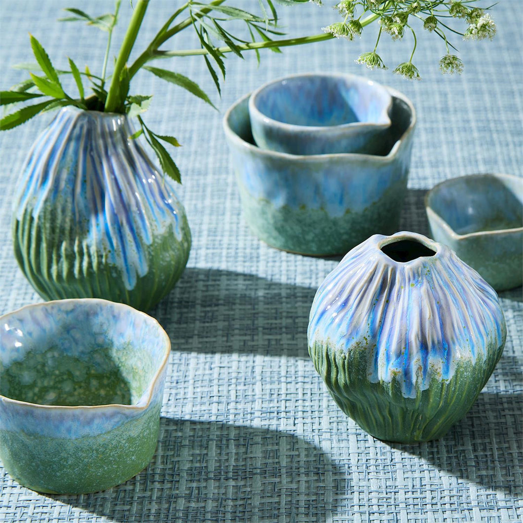Artisanal Glazed Bud Vase