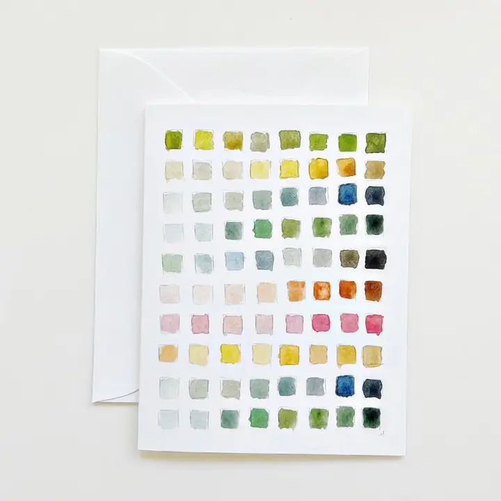 Paint Swatch notecards