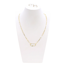 Load image into Gallery viewer, Gold Ashley 18" Necklace with Piper Carabiner
