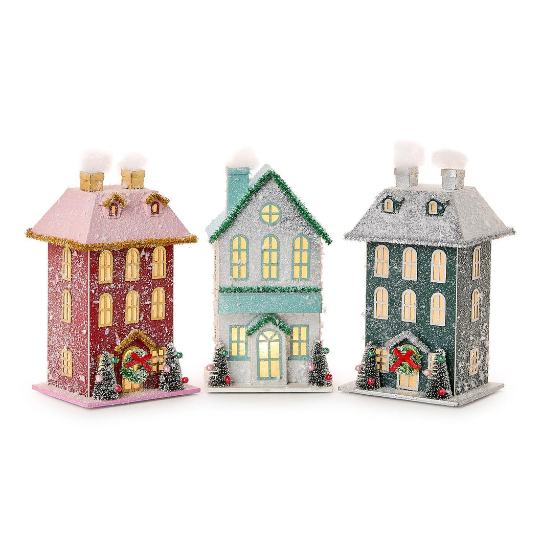 Holiday Lane Light Up Houses