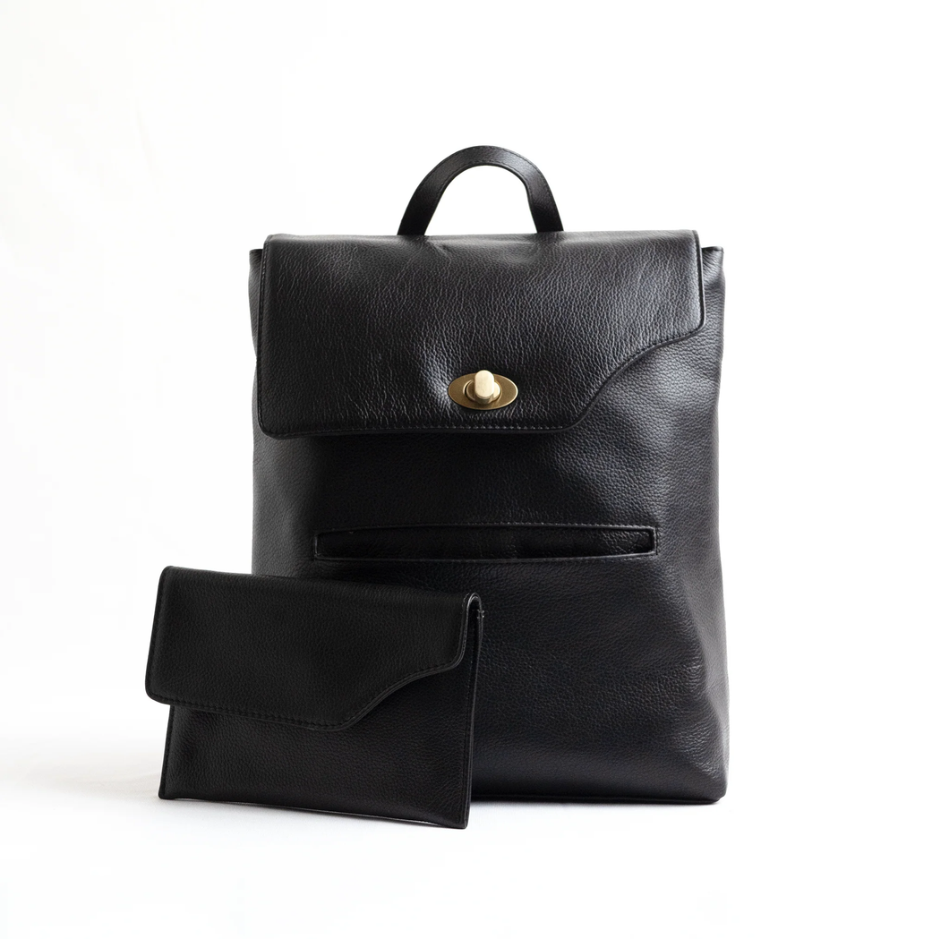 The Cynthia - Large Backpack with Removable Clutch/Crossbody