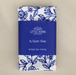 In Christ Alone Blue - Hymn tea towel