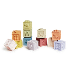 Load image into Gallery viewer, Stackable Block Set - Dinosaurs &amp; Numbers
