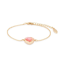 Load image into Gallery viewer, Be Courageous and Strong Heart Bracelet

