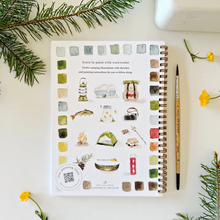 Load image into Gallery viewer, Camping Watercolor Workbook
