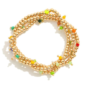 Gold Stacker Bracelet Sets