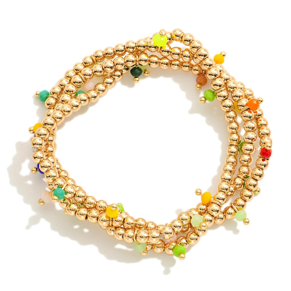 Gold Stacker Bracelet Sets