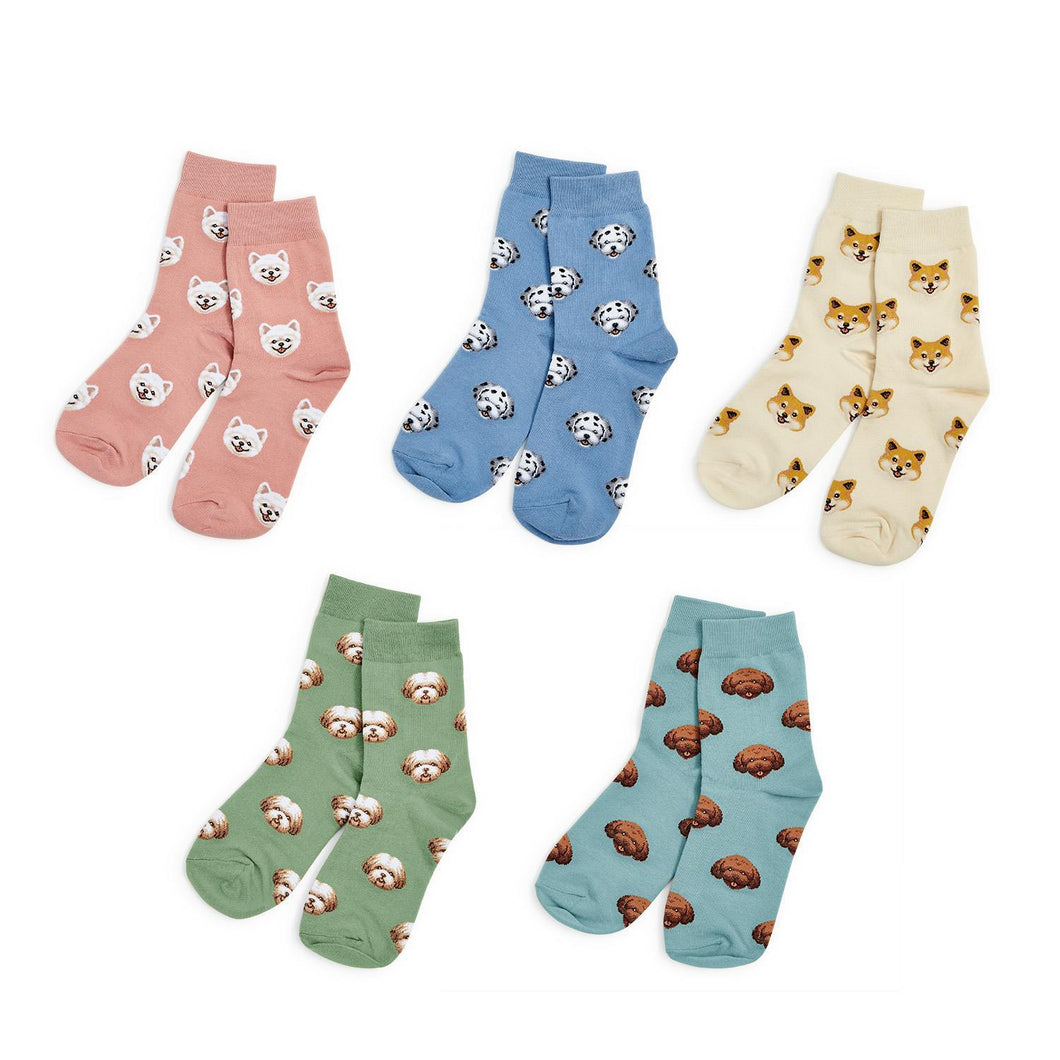 Pawfect Pairs Dog Face Designed Socks