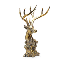 Load image into Gallery viewer, Gold Leef Deer Decor
