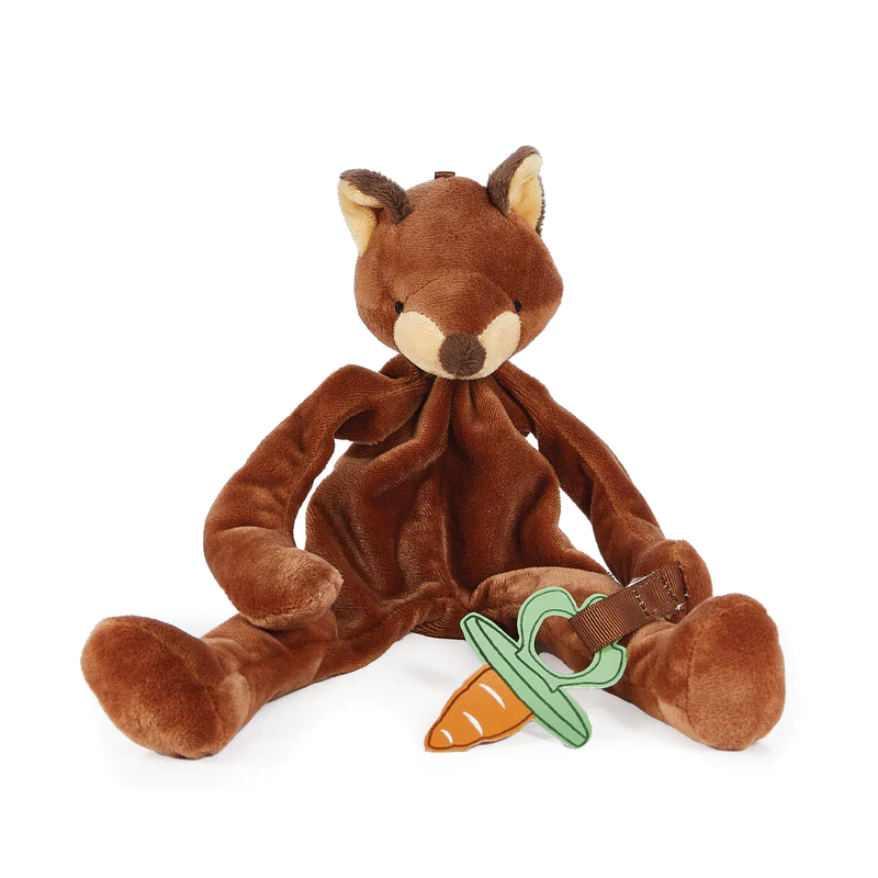 Foxy the Fox Silly Buddy- Pacifier Holder Plush