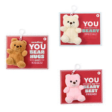 Load image into Gallery viewer, Very Beary Plush Bear on Gift Card
