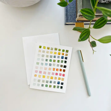 Load image into Gallery viewer, Paint Swatch notecards
