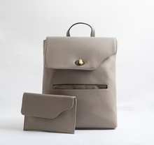 Load image into Gallery viewer, The Cynthia - Large Backpack with Removable Clutch/Crossbody
