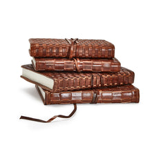 Load image into Gallery viewer, Chestnut Woven Journals in assorted sizes
