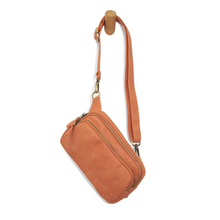 Load image into Gallery viewer, Kylie Double Zip Sling/Belt Bag
