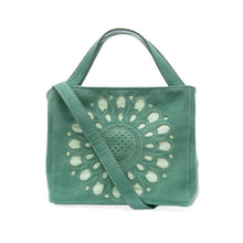 Load image into Gallery viewer, Flora Laser Cut Crossbody Tote
