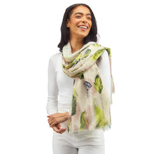 Load image into Gallery viewer, Feather Printed Scarf

