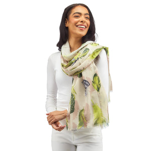 Feather Printed Scarf