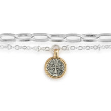 Load image into Gallery viewer, Wrapped in Prayer Adjustable Bracelet - Silver
