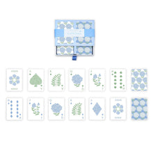 Load image into Gallery viewer, Hydrangea Double Deck Textured Playing Cards in Gift
