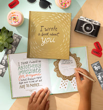 Load image into Gallery viewer, I wrote a book about you- Gold
