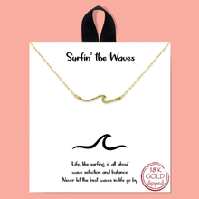 Load image into Gallery viewer, Wave Dainty Necklace
