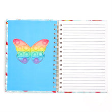 Load image into Gallery viewer, Rainbow Butterfly Popper Notebook
