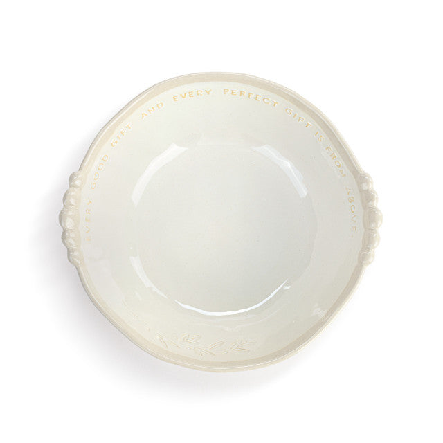Every Good Gift Round Ceramic Serving Bowl