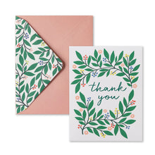 Load image into Gallery viewer, Botanical Wreath- Boxed Blank Note Cards
