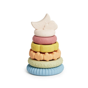 Love You to the Moon 6 Pc Textured Stacker Toy