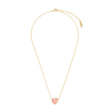 Load image into Gallery viewer, Be Courageous and Strong Heart Necklace
