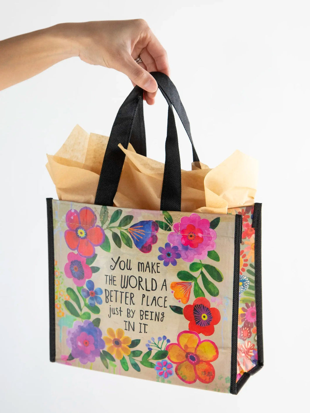 Medium You Make the World Better Happy Bag