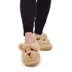 SALE- Plush Teddy Slippers