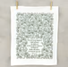 Load image into Gallery viewer, The Lord is My Shepherd Scripture tea towel
