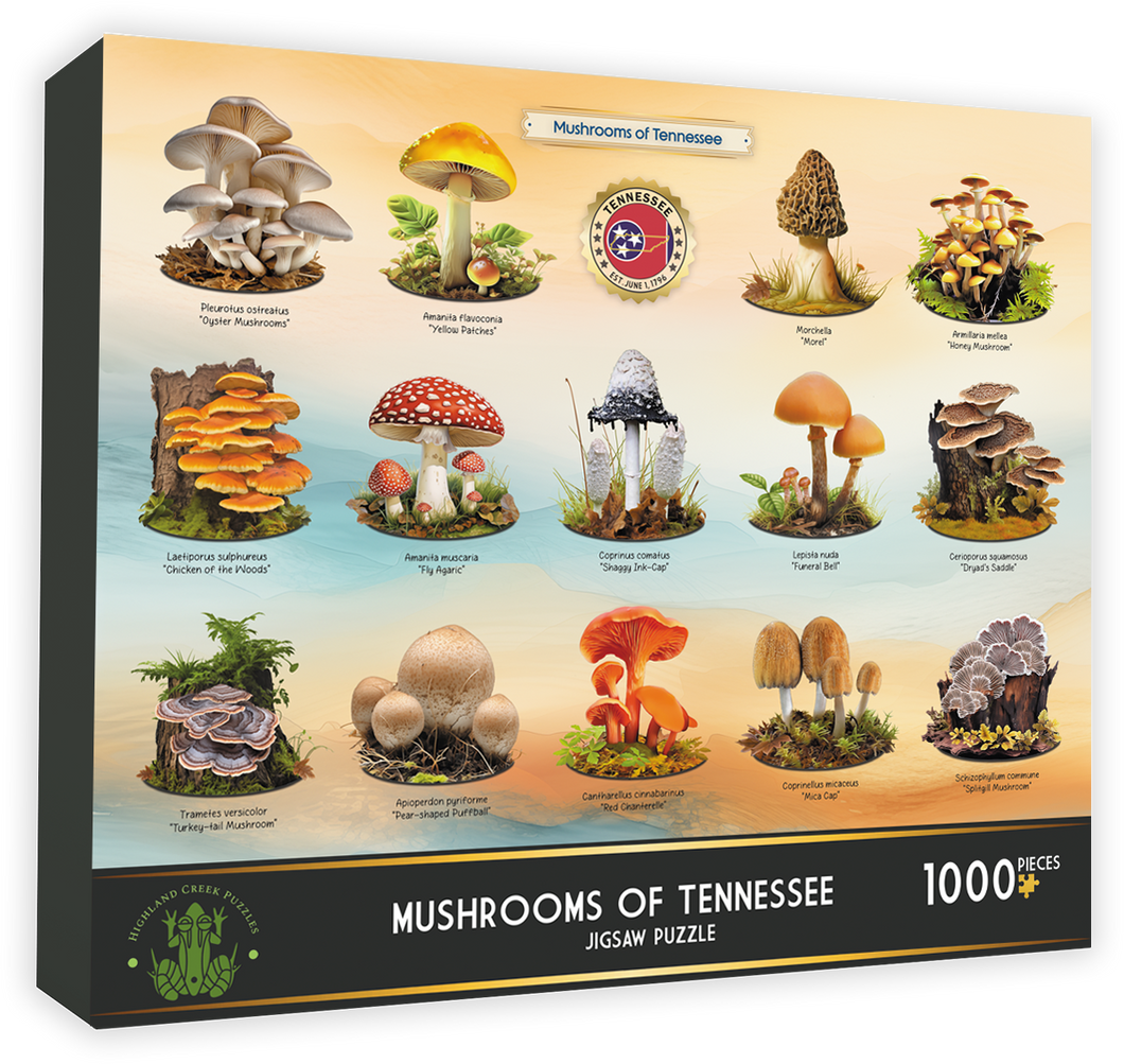 Mushrooms of Tennessee Puzzle