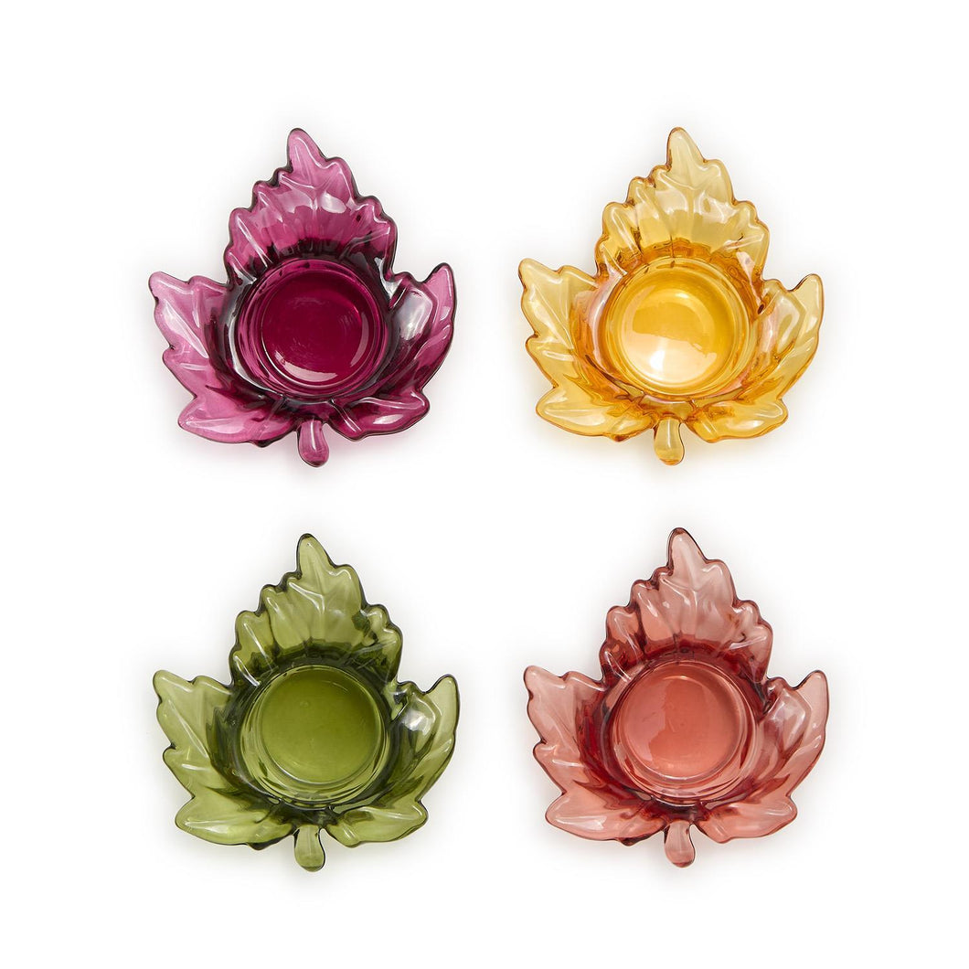 Autumn Allure Leaf Tealight