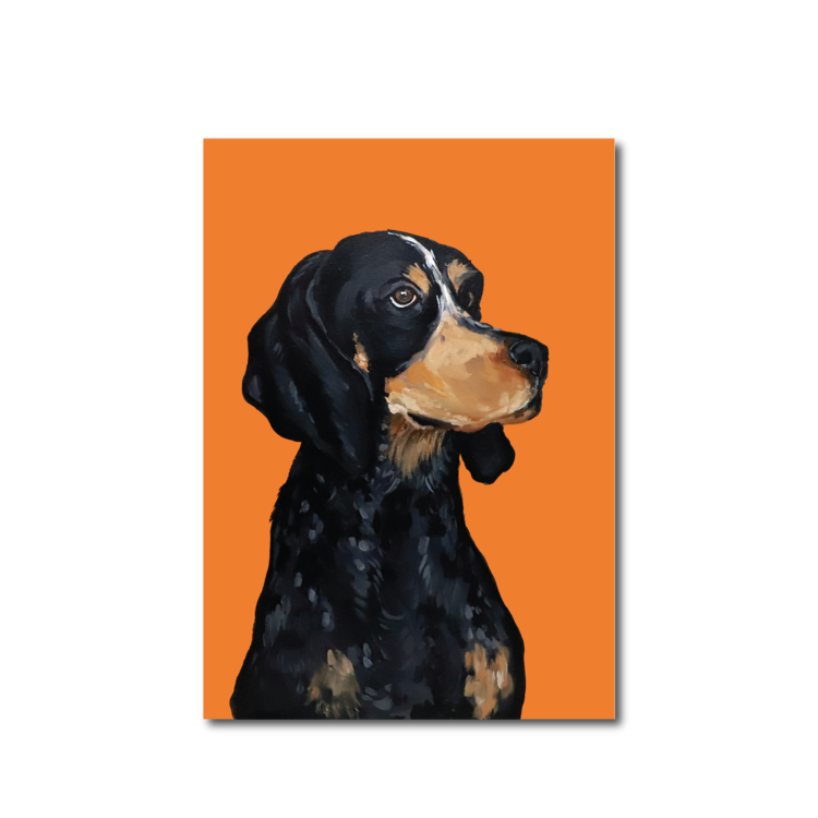 Bluetick Coonhound Card