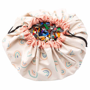 Rainbow toy storage bag